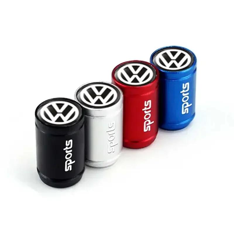 Для VW Новые 4 шт. Колпачки на ниппель колеса автомобиля, Защитные колпачки на шток для Volkswagen Passat Santana Touareg Tiguan GTI Rline Bora Jetta Bee