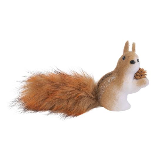 Искусственная белка Рождественское подвесное украшение Праздничный кулон Домашний настенный декор Украшение для рождественской елки