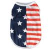 Summer Breathable Dog Cat Vest Clothes Independence Day July 4th Pet T-shirt For Small Medium Dogs Cats Chihuahua Pug Thin Coat