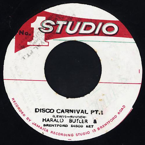 7-дюймовая пластинка HAROLD BUTLER BRENTFORD DISCO SET Disco Carnival Pt.1 NONE Studio One 1977 Ямайка Регги Ска Даб Б/у