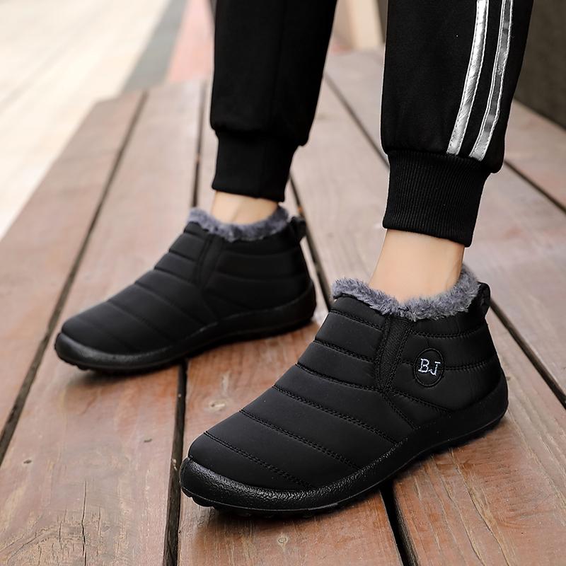 Winter Shoes for Women Waterproof Plush Warmth Large Size Unisex Boots