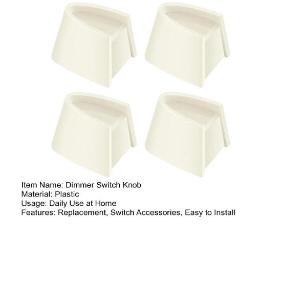 2/4Pcs Dimmer Switch Skylark Light Control Two Fan Speed Knob Replacement for Split Switch Knob