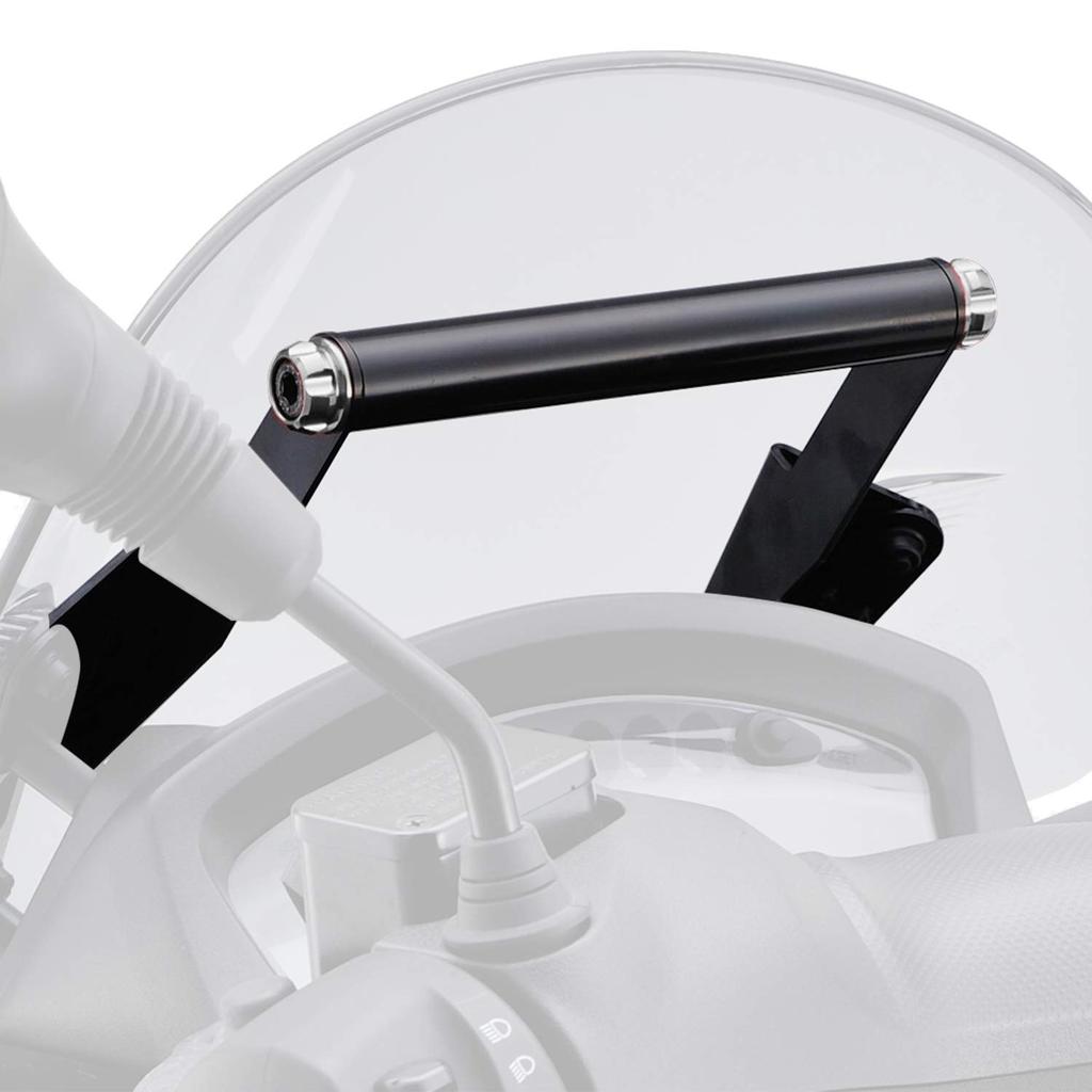 Daytona Motorcycle Screen Clamp specifically designed for the Tricity screen mount bar ash 16799 Bar, 125/155, holder, silver,