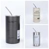 With Straw Stainless Steel Coffee Mug Double-layer Vacuum Handheld Drinking Mug  Gifts