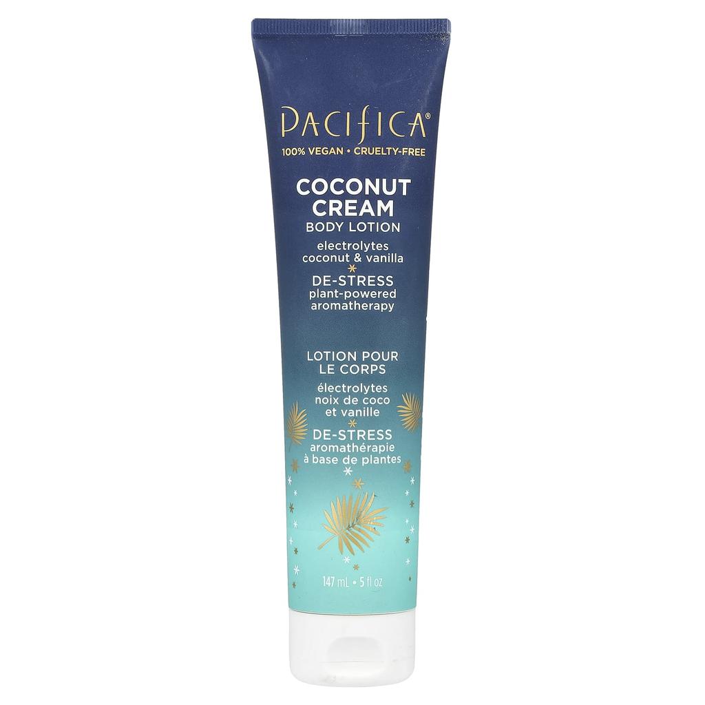 Pacifica Кокосовый крем, лосьон для тела, кокос и ваниль, 5 жидких унций (147 мл)
