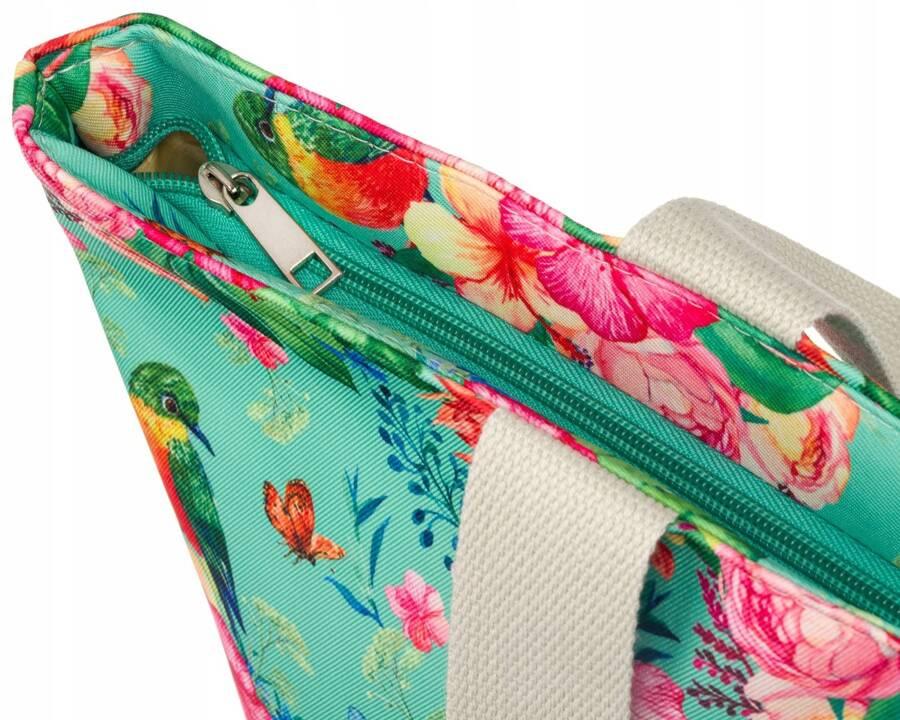 Large, spring-summer women's shopper bag