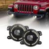 4Inch Round Led Fog Lights 30W White Amber Halo Ring DRL Off Road Driving Lamps For Jeep JK TJ LJ Grand Cherokee ATV Headlight