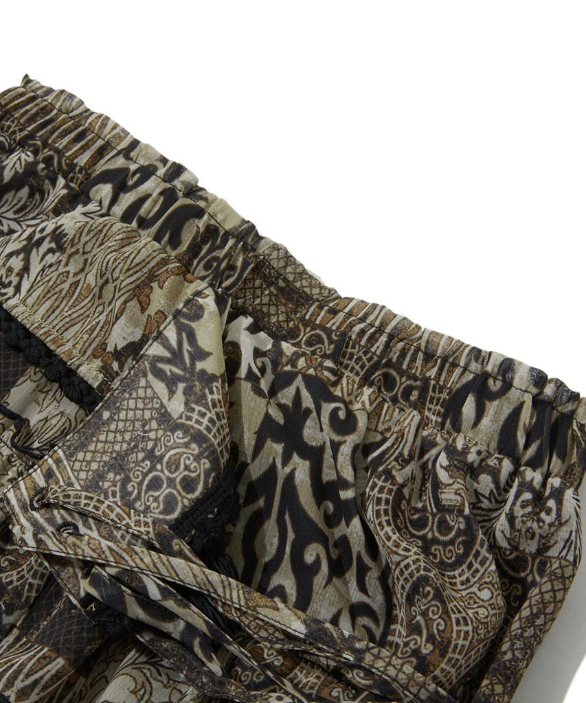 Penfield Vintage Bohemian Tiered Skirt Black_Fs1Ws12F