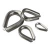 5 Pieces European Steel Wire Rope Sleeve Chicken Core Ring Thimbles