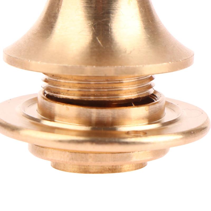 1 шт. Латунный замок для сумки, пружинная пряжка, чехол, металлическая вставка, замок, круглая головка, декор, DIY аксессуары, фурнитура для кожаных изделий