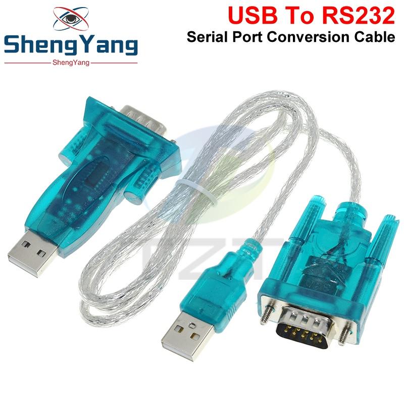 TZT 1/2/5 шт. HL-340 Новый USB-адаптер в COM-порт RS232 Серийный адаптер для КПК FT232 9-контактный DB9 поддержка WIN7 Совместимый CH340