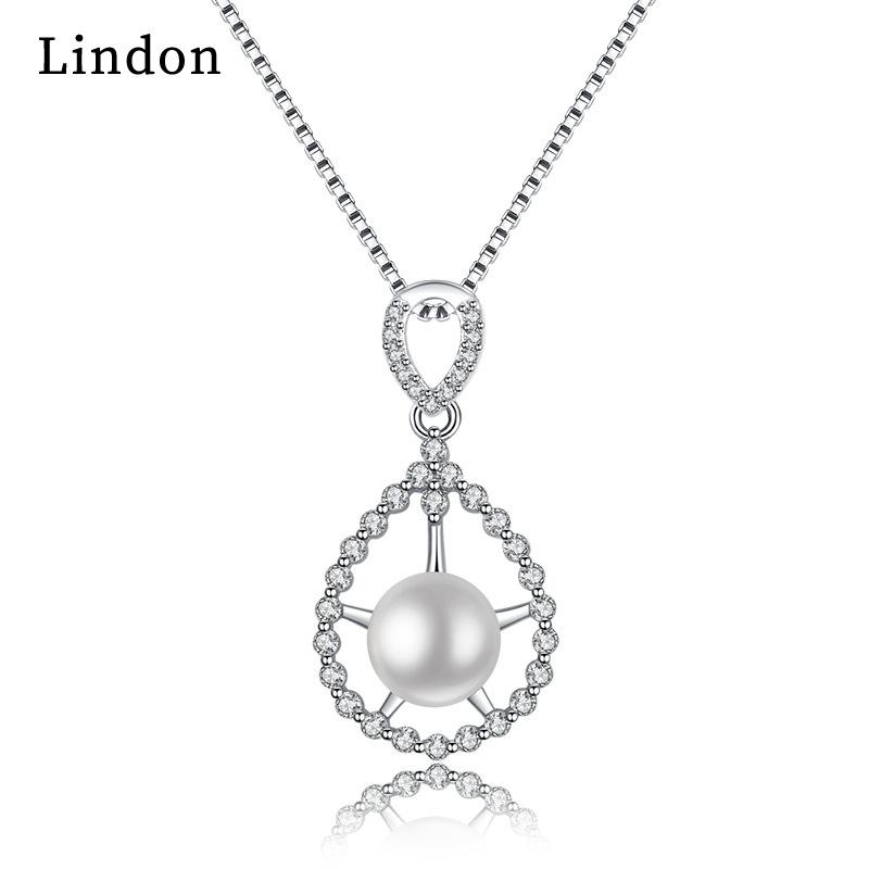 Lindon Women Necklace Pendant Copper Alloy Zircon Fashion Gift