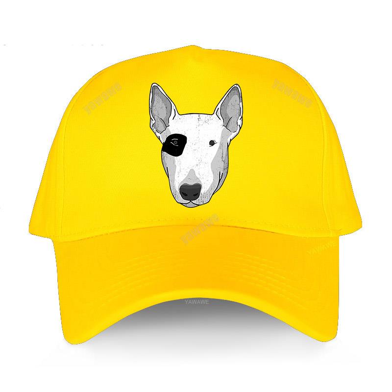 Baseball Cap Spring Summer Solid Sunhat Fashion Adjustable Bull Terrier Old School Dad Hat Cotton Outdoor Yawawe Caps