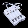 Usb Output Battery Charger 4 Slot Adapter For Aa / Aaa Battery Quick Charge