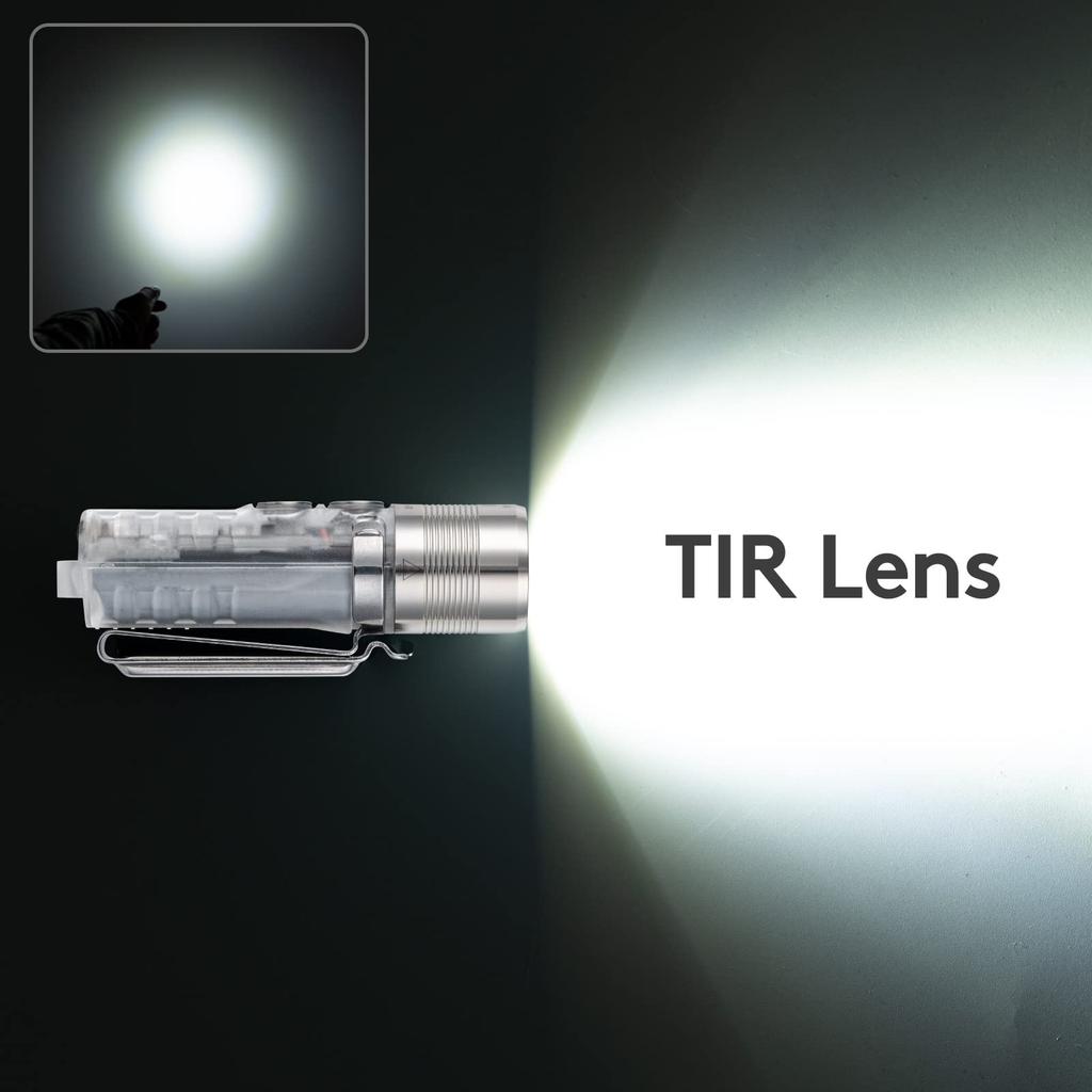 Фонарик RovyVon A28 G2 с боковым сигналом 1000 лм, перезаряжаемый, водонепроницаемый, EDC, карманный фонарик для ежедневного ношения, кемпинга, активного отдыха,