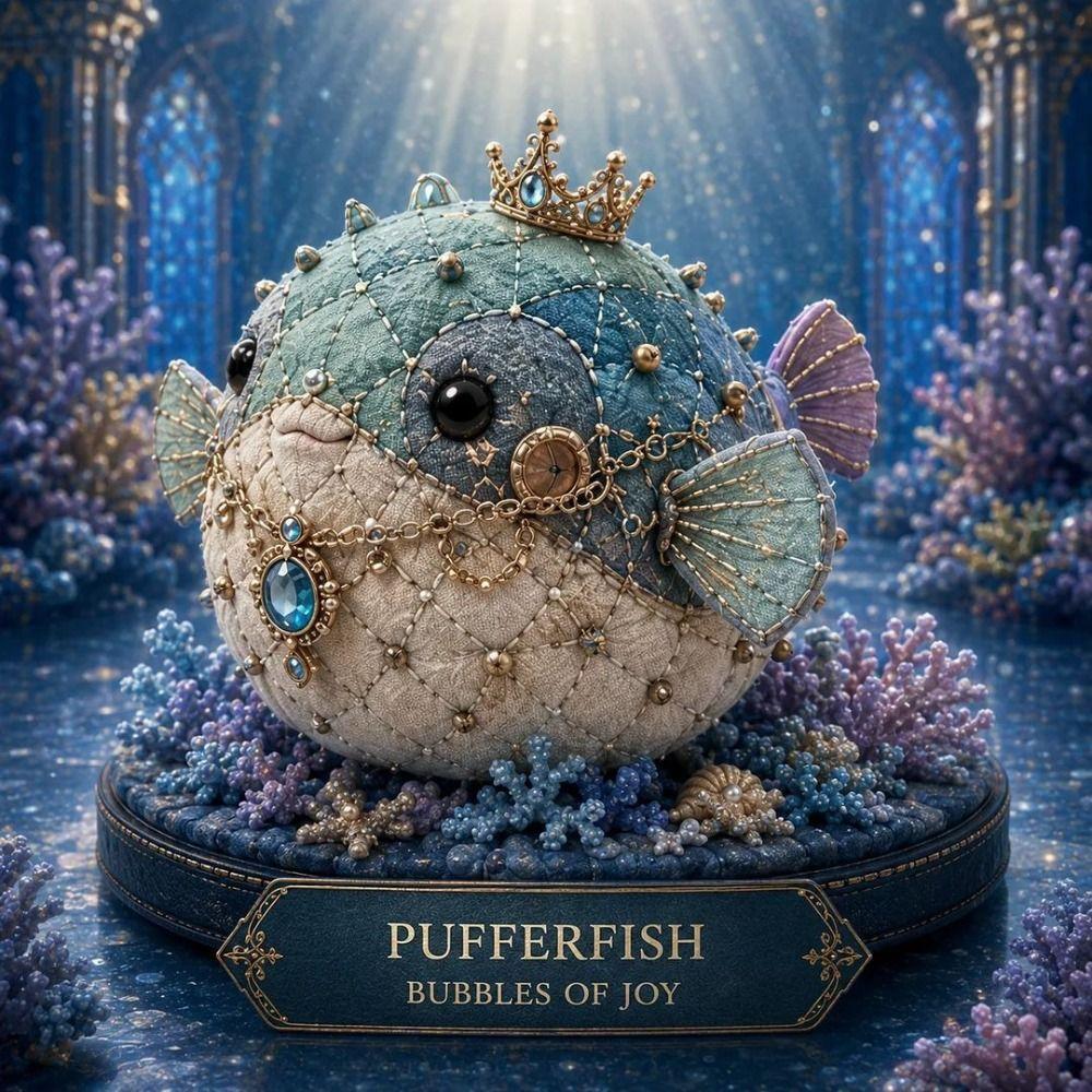 Material Pack Ocean Animal Patchwork Set Mystic Ocean Figurine For Adult Beginners