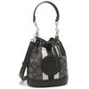 Outlet Shoulder Bag Signature Bucket Bag Black Multi Ladies C8322 SVRT6 [Item]