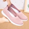 Новая тканевая обувь женская весенне-летняя удобная с мягкой подошвой обувь для мамы на плоской подошве нескользящая дышащая обувь для пожилых женщин