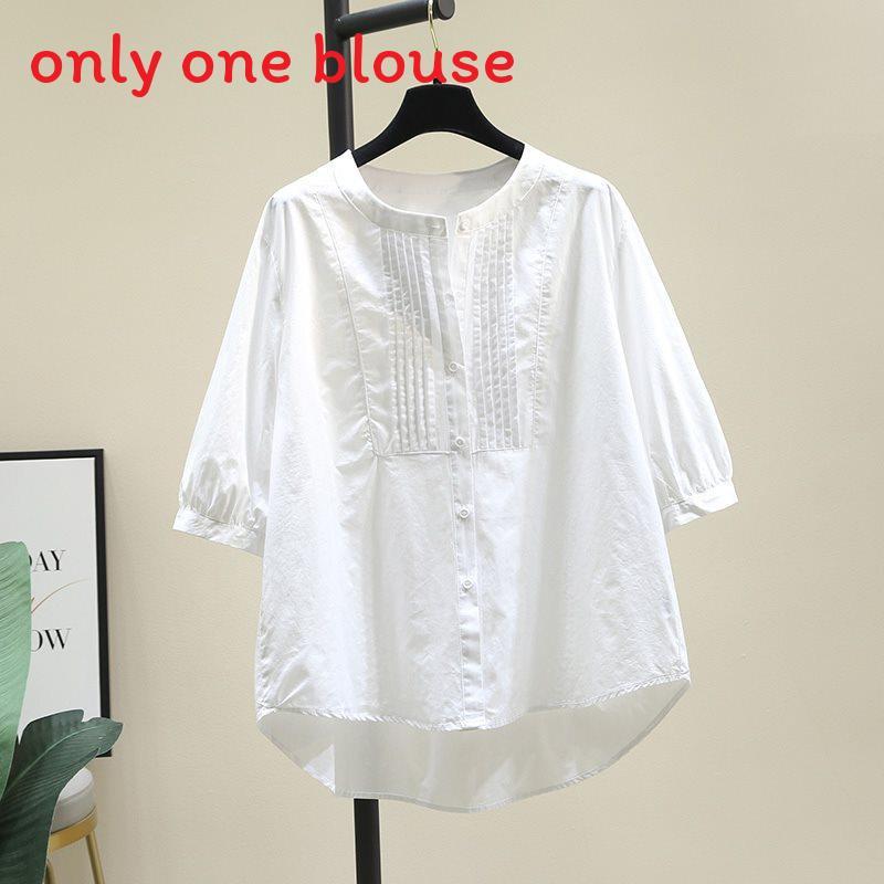 Cotton Short Sleeve Shirt With 3d Effect And Loose Fit For Summer Casual Wear