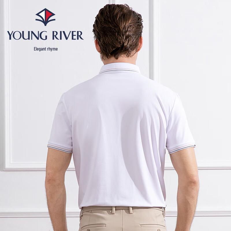 Yayan Men's Business Casual Short Sleeve Polo Shirt