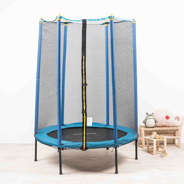 Trampoline - INNOVAGOODS - SPRING GAME - 140 Cm - Safety Net - 3-6 Years