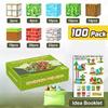 Межграничный MC My Block World Магнитный конструктор: Детские развивающие игрушки с магнитными частицами - Тема: Первобытный лес