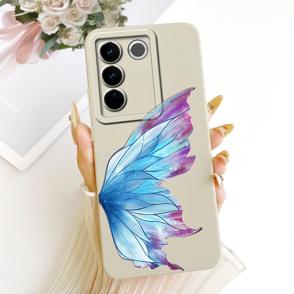 Чехол для Vivo V27 Pro V2230 Крутой Чехол-Обложка с Рисунком Совы и Дракона Ударопрочный Мягкий ТПУ Чехол для Телефона Для Vivo V27e V 27 e VivoV27 Pro Fundas