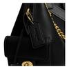 COACH PocketJuliet Cow Leather Portable Crossbody Bag, Shoulder Bag Large Women's Black CDZ70-B4BK