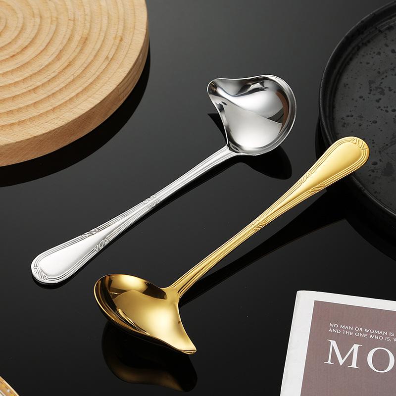 Утиная ложка-шумовка и суповая ложка из нержавеющей стали для приготовления хот-пота