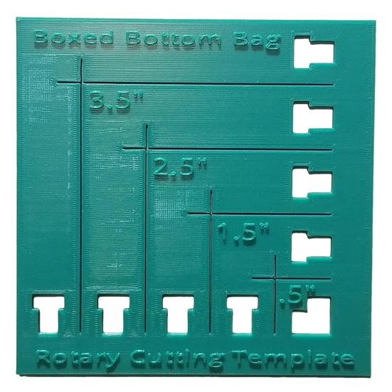Шаблон для квилтинга, сумка с коробкой и дном, вращающийся шаблон для резки, пластиковая многоразовая тканевая линейка для квилтинга