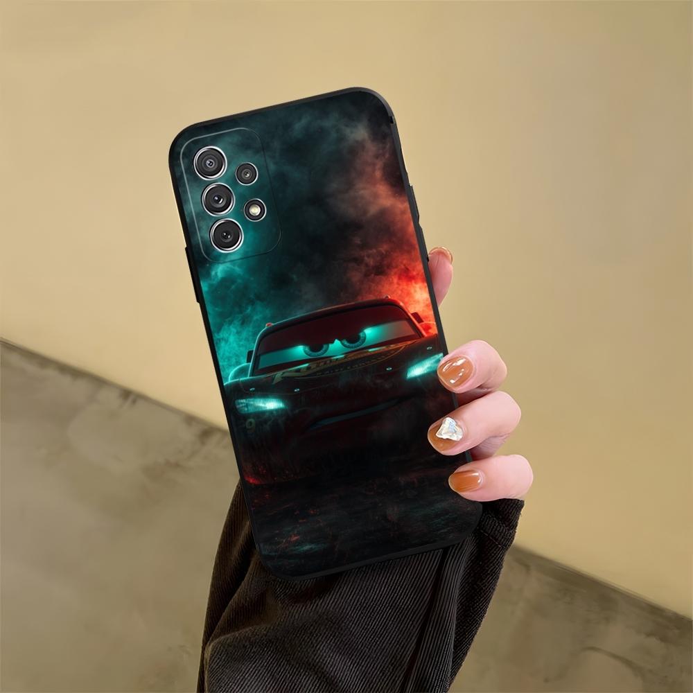 Чехол для телефона Cars Flash M-McQueen Красный-95 для Samsung S24 S25 S20 S26 S21 S22 S23 Ultra Fe Plus A05 A06 A16 A26 A36 A56
