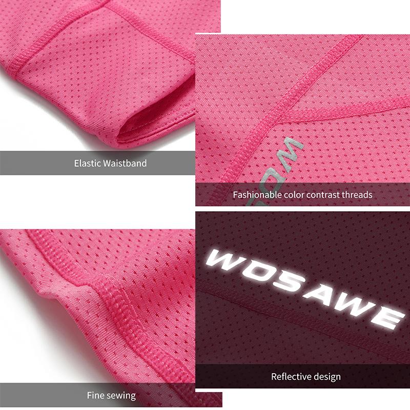 Велосипедные шорты WOSAWE Женские велосипедные спортивные трусы с гелевой подкладкой