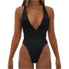 Ayollar Bikini Bir Rangli To'plam Cho'milish Kiyimi Ayollar uchun Bir Bo'lak Cho'milish Kiyimi Plyaj Kiyimi