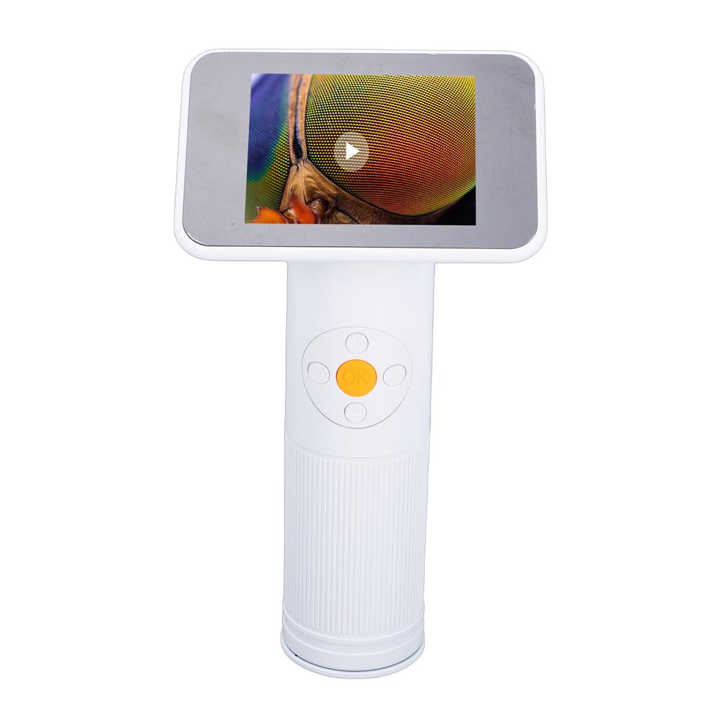 Digital Microscope, 4K 2.8in HD Screen 1600X Magnification Portable ket Microscope for Kids with Rotatable , 8 LED Lights, for Microscopic