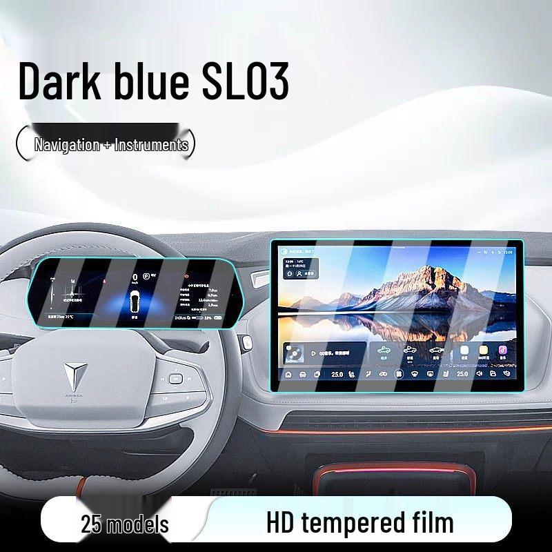Защитная пленка Deep Blue SL03: Закаленное стекло для 25 моделей автомобильных навигаторов и панелей приборов
