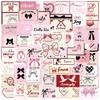 50 штук декоративных наклеек для альбома-коллажа в балетной тематике, нарисованных вручную, для компьютера, милые