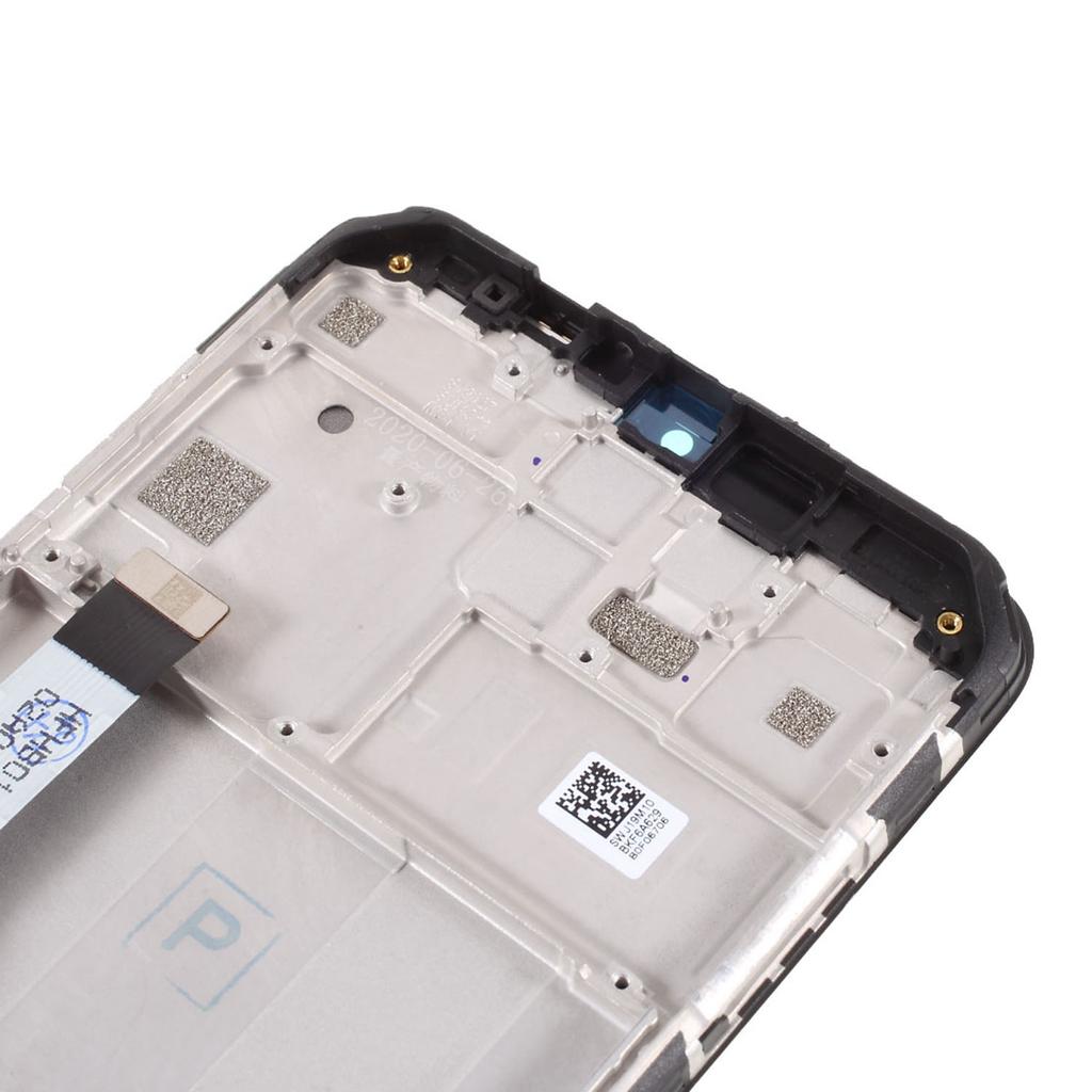 Для Xiaomi Redmi 9 LCD экран и сборка дигитайзера + сменная часть рамки (без логотипа)