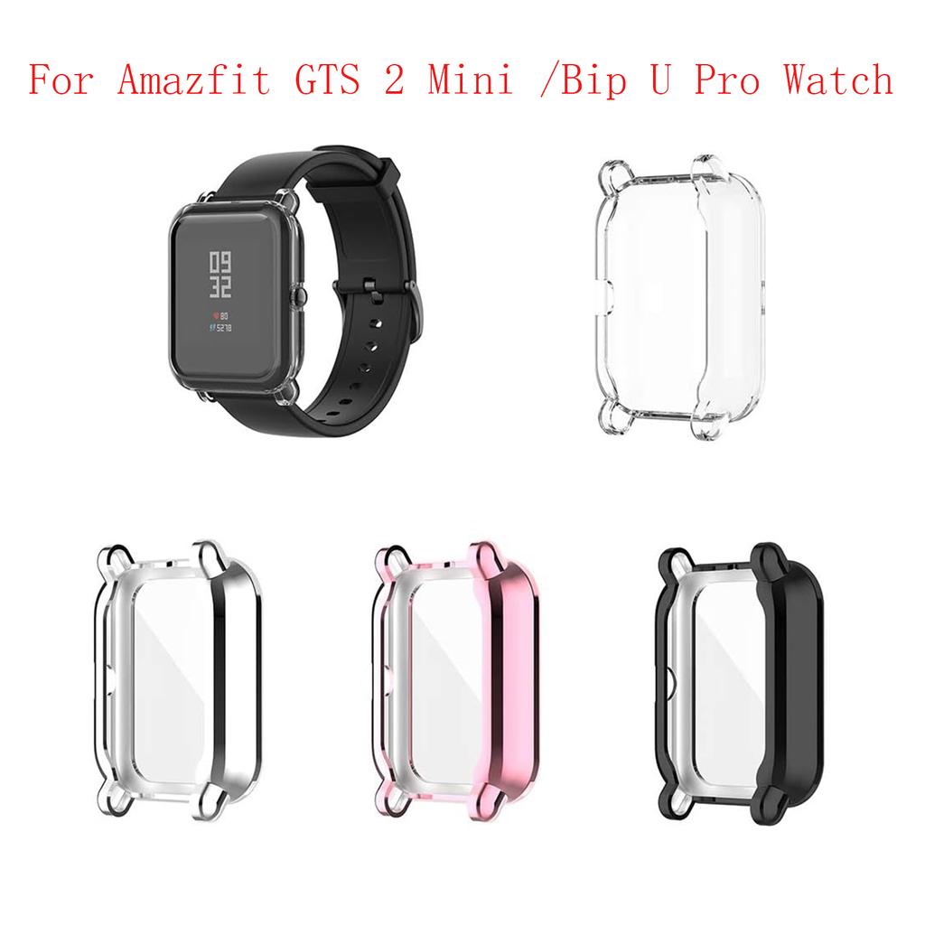 Screen Protector Case For Amazfit GTS 2 Mini /Bip U Pro Watch Colorful Protector TPU Case Cover For Amazfit GTS2 mini. 7