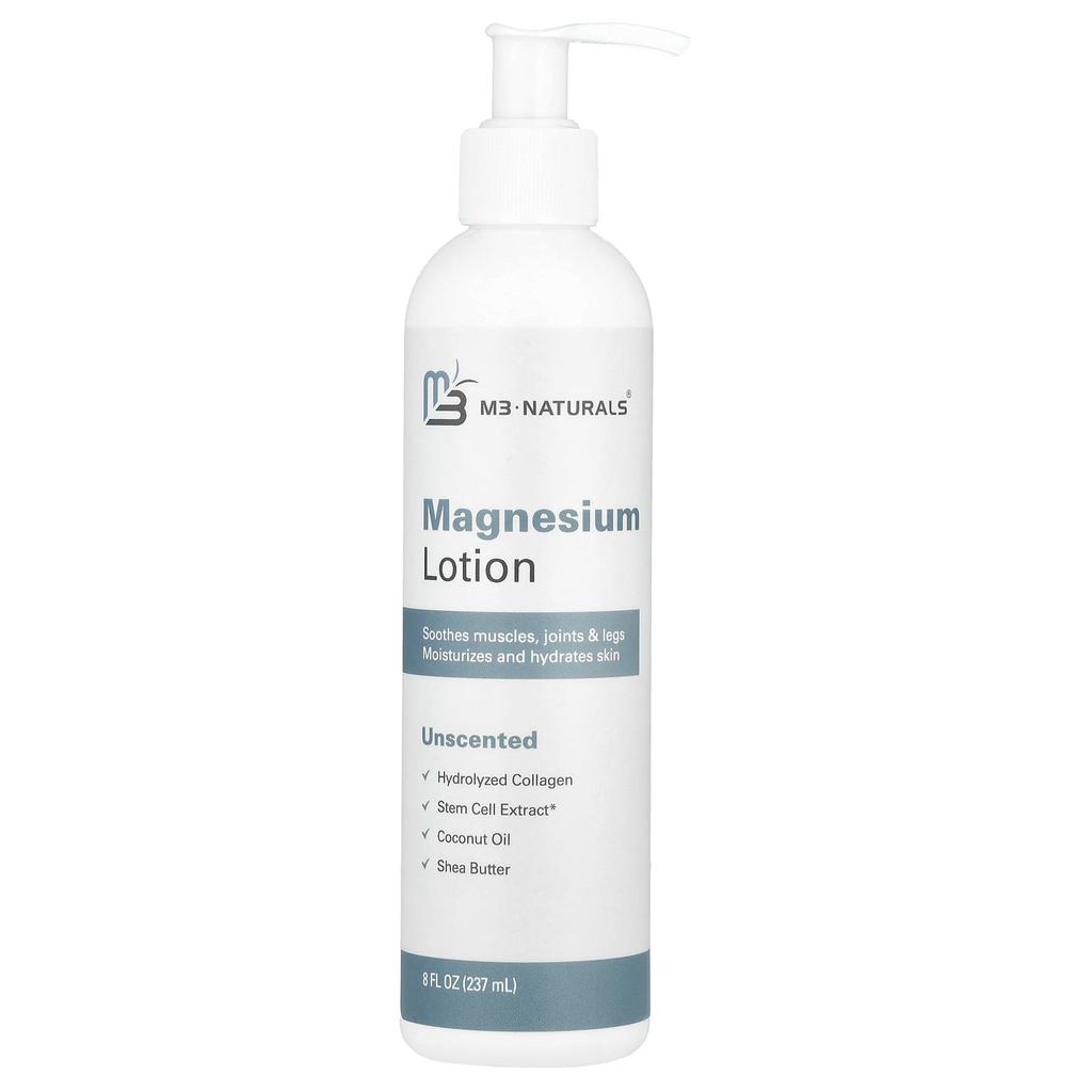 M3 Naturals Лосьон с магнием, без запаха, 237 мл (8 жидких унций)