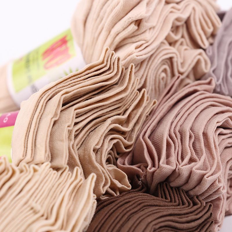 10 пар женских тонких эластичных носков, дышащие шелковые бесшовные носки черного, бежевого, кофейного цвета