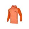Casual Sports Fleece-Lined Hooded Jacket Men Outerwear Orange CK2224-871
