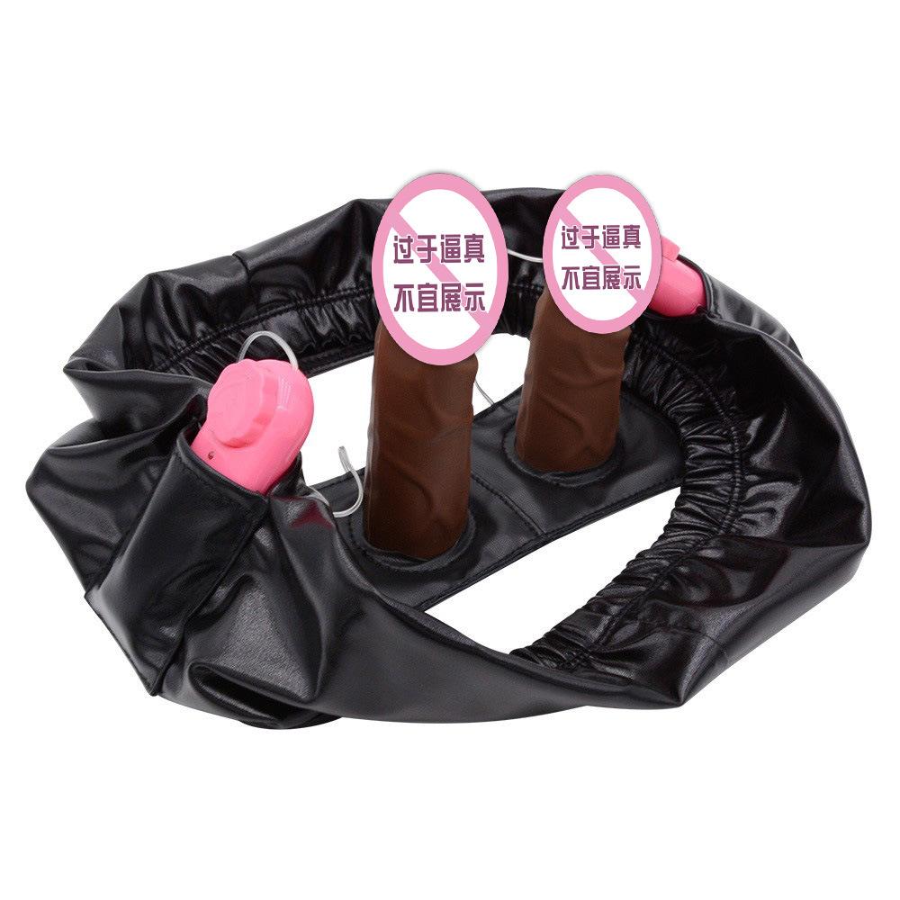 Сексуальное носимое поддельное нижнее белье для пениса женское носимое дилдо вибратор женская мастурбация анус игрушка