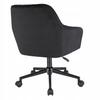 Napoli Armchair, Black, On A Black Base