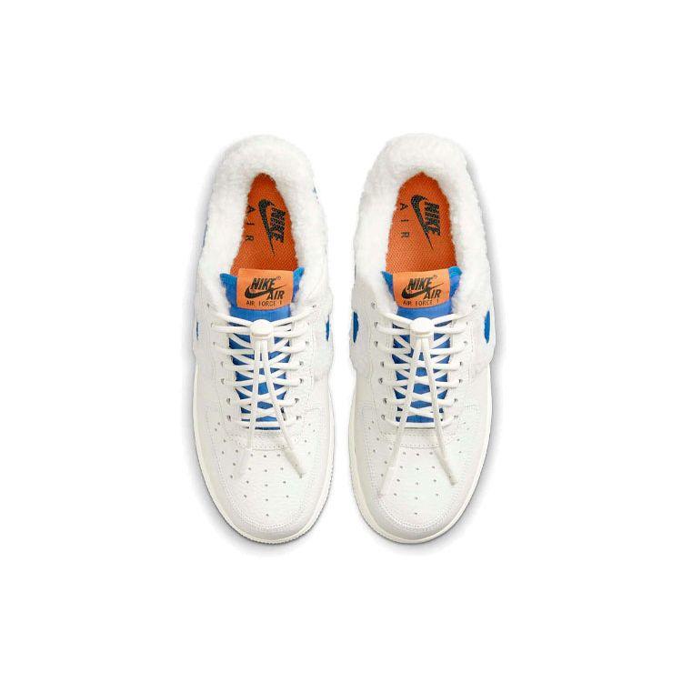 Nike Air Force 1 07 Женские флисовые кроссовки из шерпа кремового цвета с парусом кокосового молока DO6680-100