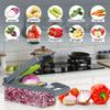 Hot 16Pcs Set Vegetable Chopper Onion Chopper Handle Food Grate Food Chopper Kitchen Vegetable Slicer Dicer Cut Potato Shredder