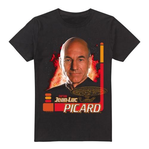 STAR TREK Mens Jean-Luc Picard T-Shirt