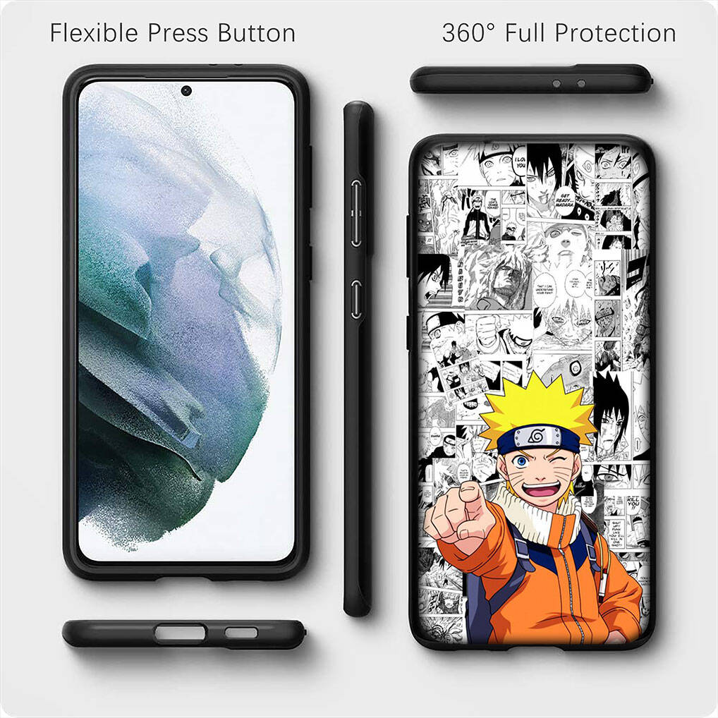 Для Samsung Galaxy S25 S24 S23 S22 Ultra FE Plus A17 A37 A57 A56 A55 A06 A16 A15 A36 A26 A35 A05 A25 A54 A34 Чехол для телефона Наруто Харуно Сакура