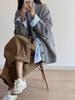 Korean Style Retro Knit Sweater Women's Loose Cardigan Coat