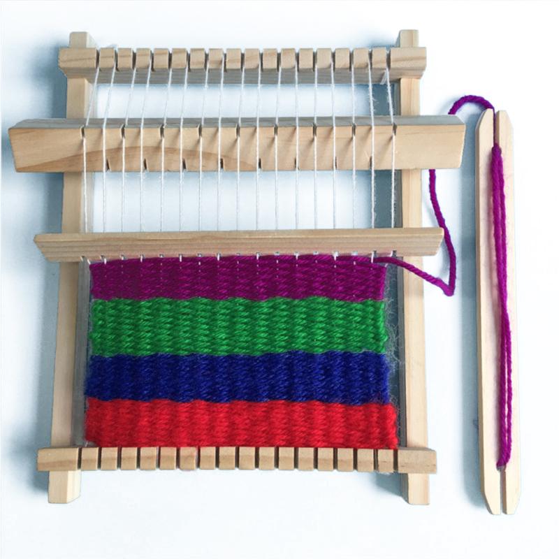 DIY ручное вязание деревянных ткацких станков, игрушки, детский ткацкий станок, технология межлекционного развития