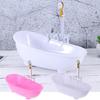 Pretend Toy Electric Bathtub Playing House Mini Bathroom Tub Kids Bathing Toys  Children Gift